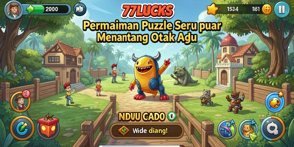Gameplay menyenangkan dengan berbagai teka-teki menarik di 77LUCKS.