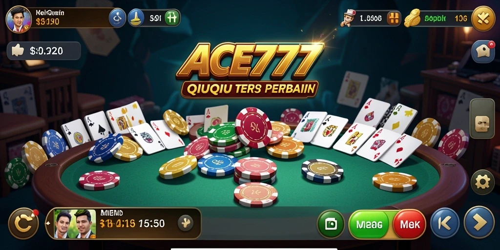 Tampilan gameplay QiuQiu yang menarik dan menegangkan.