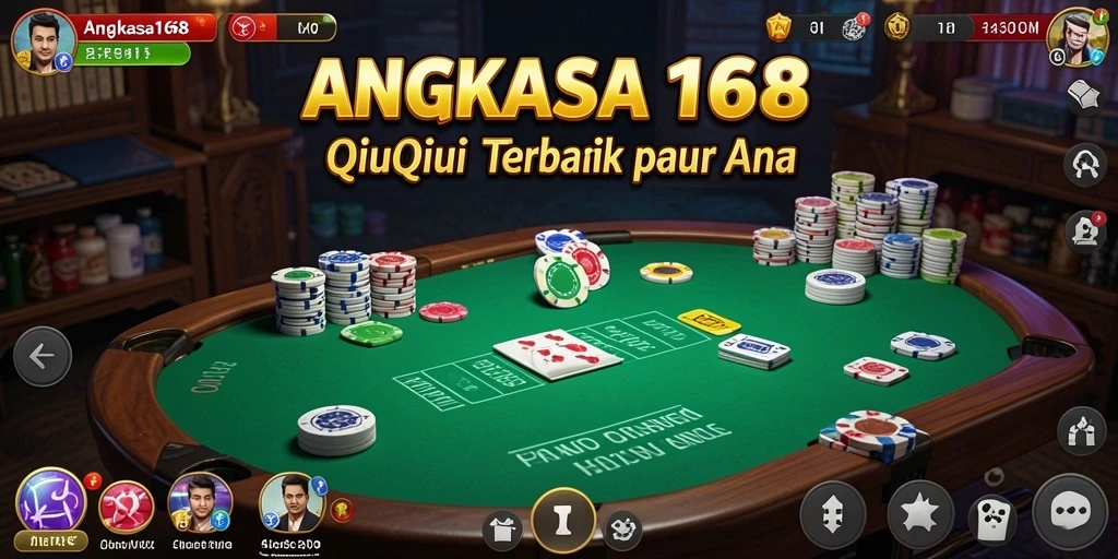 Tampilan gameplay QiuQiu yang mendebarkan di ANGKASA168.