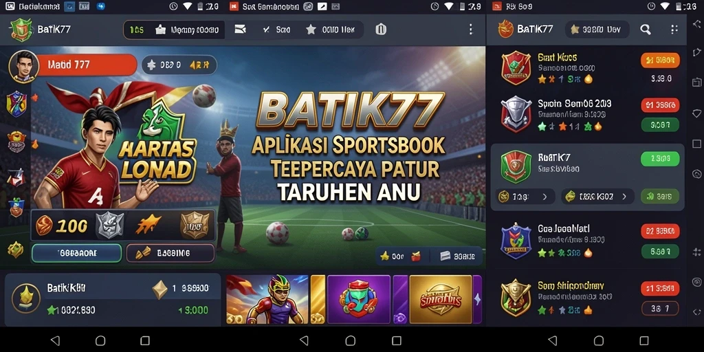 Tampilan gameplay menarik dari BATIK77 saat taruhan berlangsung.