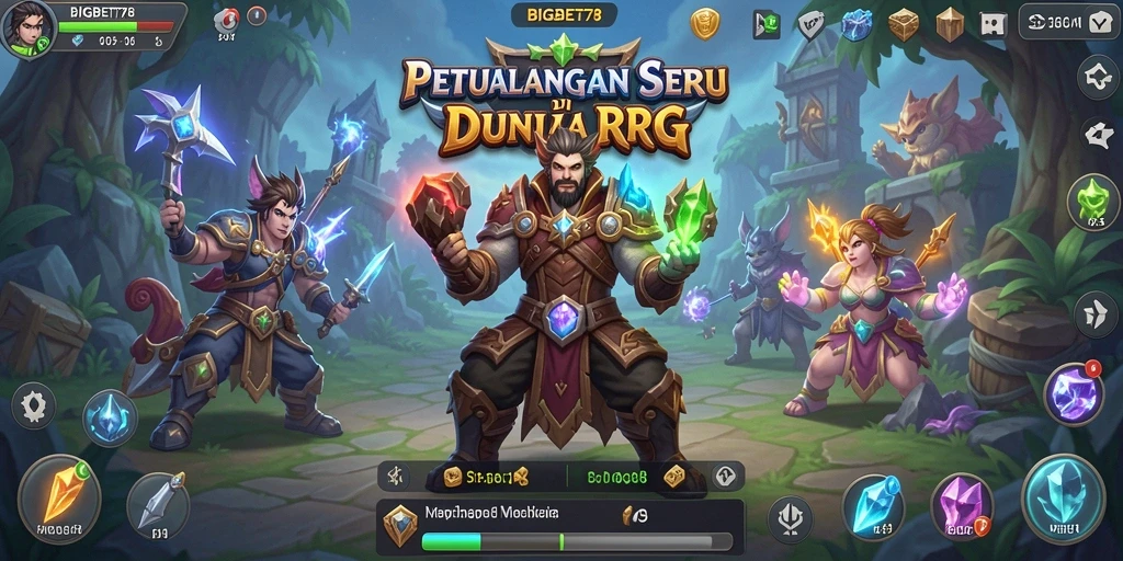 Tangkapan layar dari aksi gameplay RPG di BIGBET78.