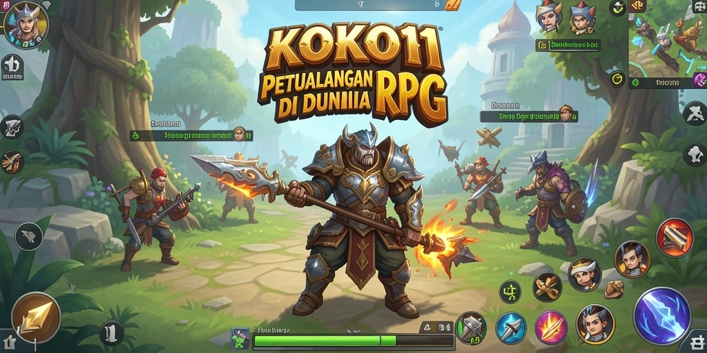 Tampilan gameplay KOKO11 yang penuh aksi dan petualangan.