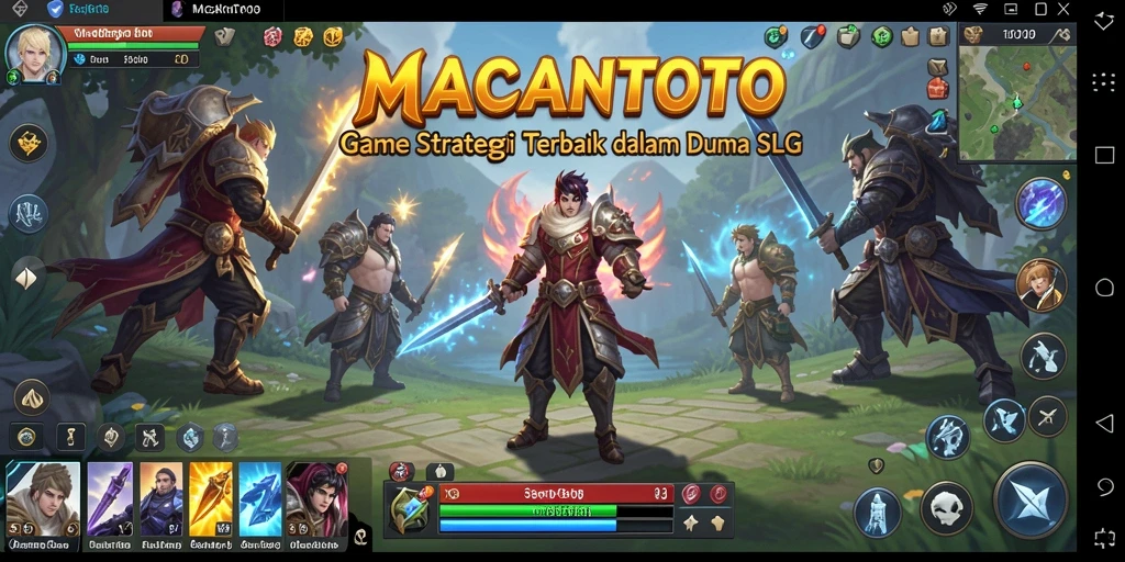 Screenshot gameplay <strong>MACANTOTO</strong> yang menunjukkan strategi pertempuran yang seru.
