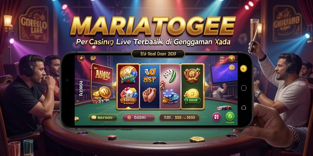 Tampilan gameplay menarik dalam MARIATOGEL dengan dealer langsung.