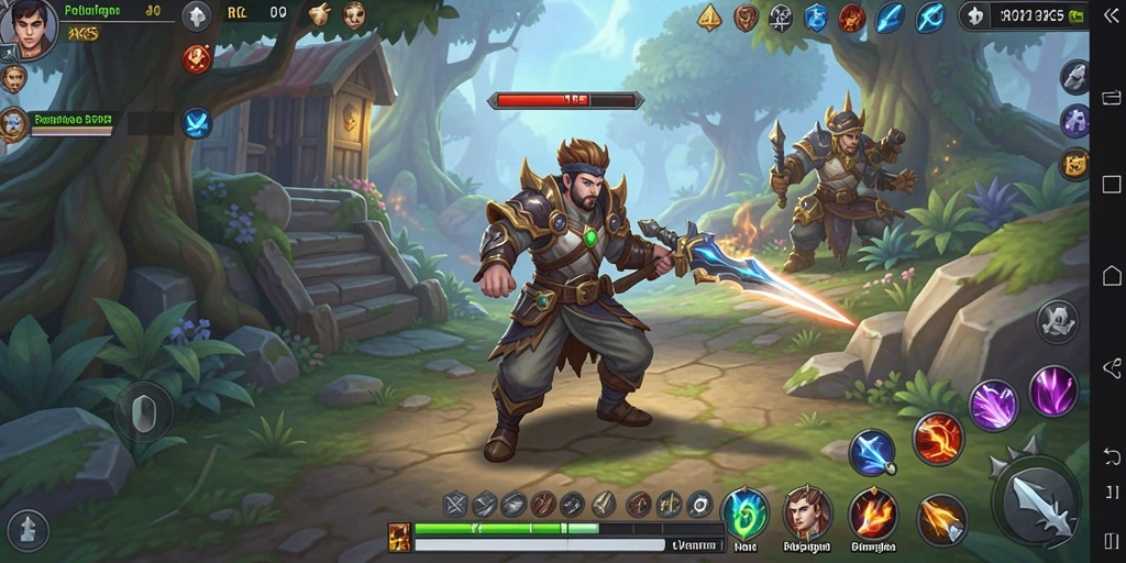 Gameplay seru dan intens dalam dunia fantasi ARPG.