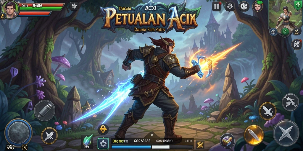 Tampilan gameplay menegangkan dari RP886 dalam aksi seru.